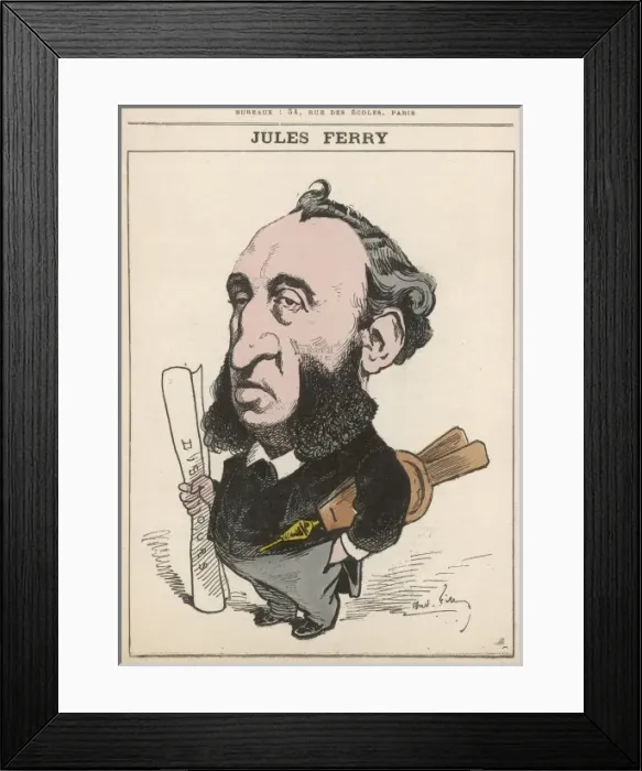 Framed Print : Jules Ferry, French statesman Framed Print : Jules Ferry, French statesman