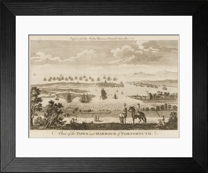 Framed Print : PORTSMOUTH / COOKEs 1779 Framed Print : PORTSMOUTH / COOKEs 1779