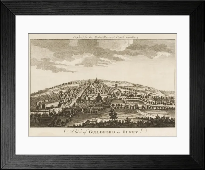 Framed Print : GUILDFORD / COOKEs 1779 Framed Print : GUILDFORD / COOKEs 1779