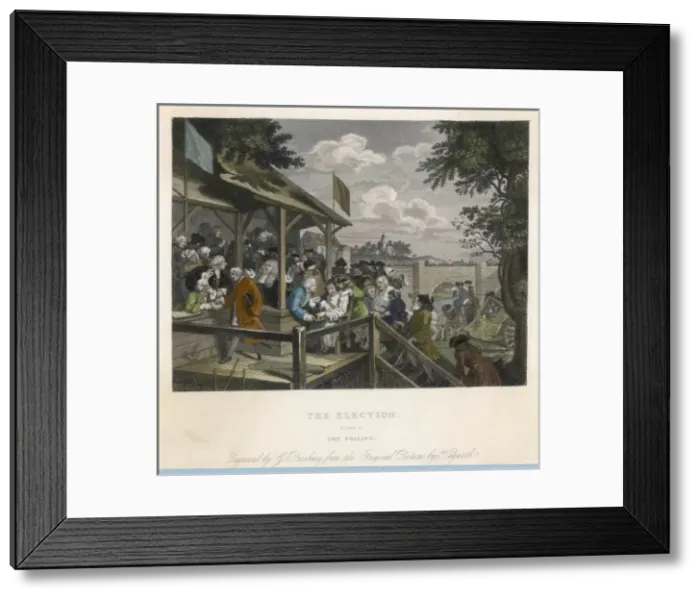 Framed Print : Hogarth Election / 3Of4(C) Framed Print : Hogarth Election / 3Of4(C)