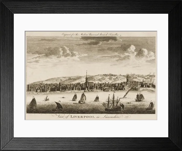 Framed Print : LIVERPOOL / COOKEs 1779 Framed Print : LIVERPOOL / COOKEs 1779
