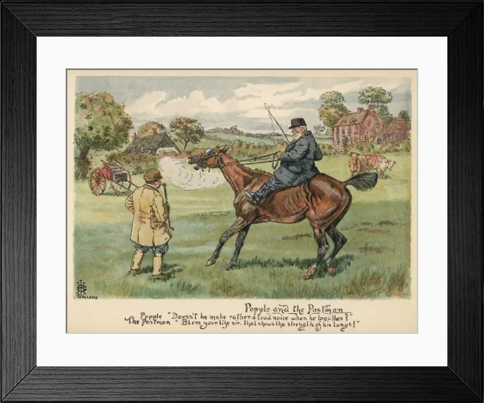 Framed Print : Mr Popple Buying Horse Framed Print : Mr Popple Buying Horse
