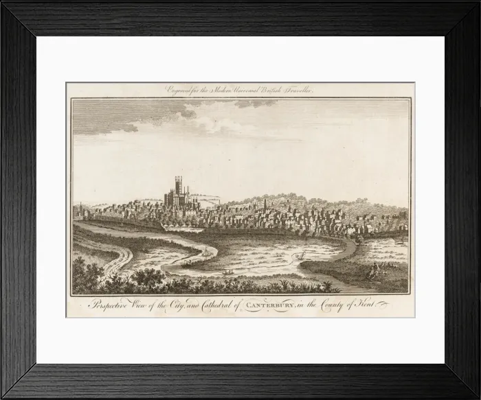 Framed Print : CANTERBURY / COOKEs 1779 Framed Print : CANTERBURY / COOKEs 1779
