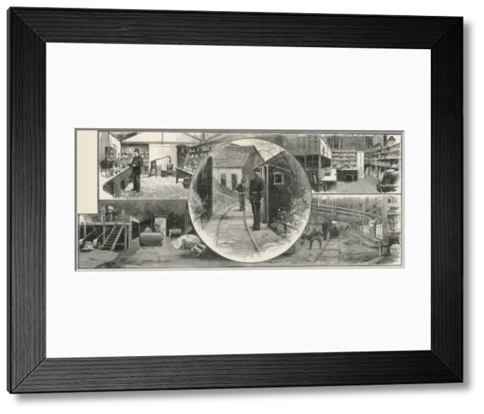 Framed Print : Dynamite at Nobel Works
