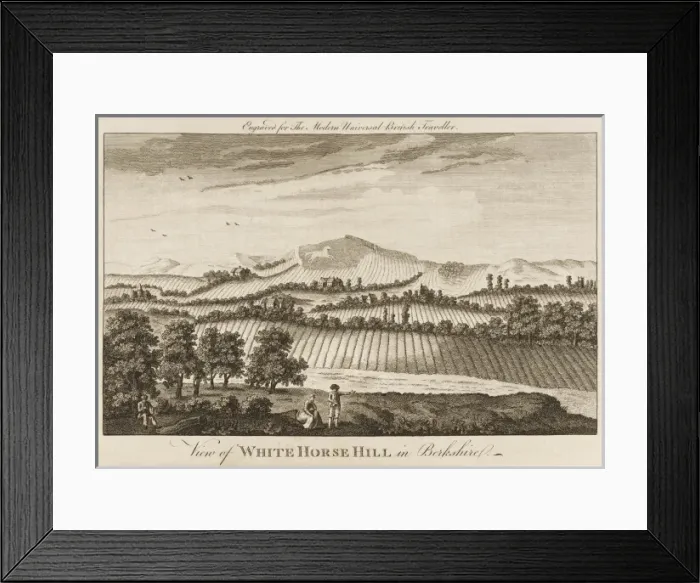 Framed Print : White Horse Hill Framed Print : White Horse Hill