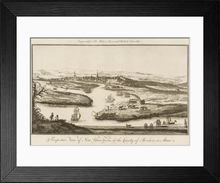 Framed Print : ABERDEEN / COOKEs 1779 Framed Print : ABERDEEN / COOKEs 1779