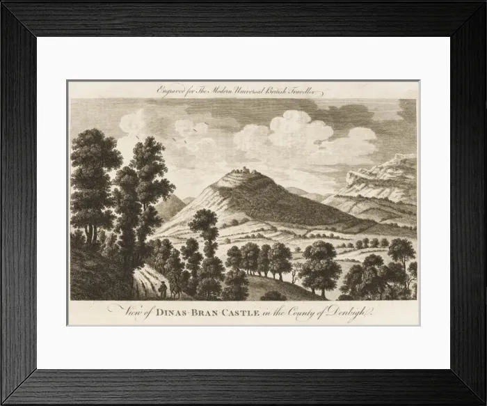 Framed Print : Wales / Dinas-Bran Framed Print : Wales / Dinas-Bran