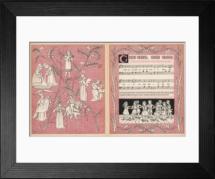 Framed Print : Green Gravel 1886 Framed Print : Green Gravel 1886