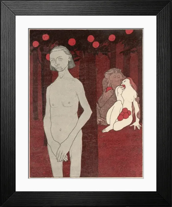 Framed Print : Adam and Eve Framed Print : Adam and Eve