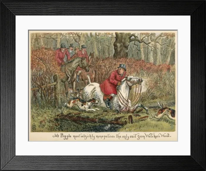 Framed Print : Mr Popple Gets Stuck Framed Print : Mr Popple Gets Stuck