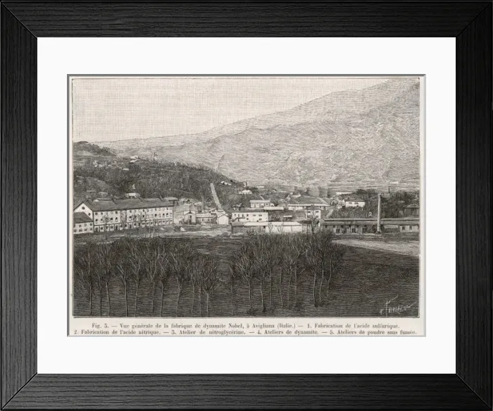 Framed Print : Manufacture of Dynamite Framed Print : Manufacture of Dynamite