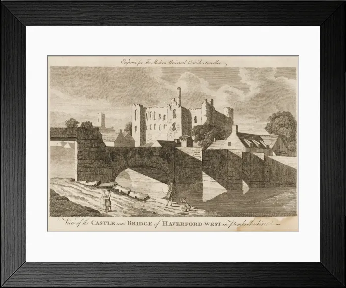 Framed Print : Wales / Haverford-West Framed Print : Wales / Haverford-West