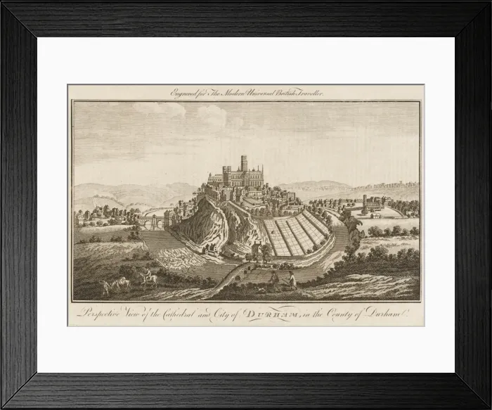 Framed Print : DURHAM / COOKEs / 1779 Framed Print : DURHAM / COOKEs / 1779
