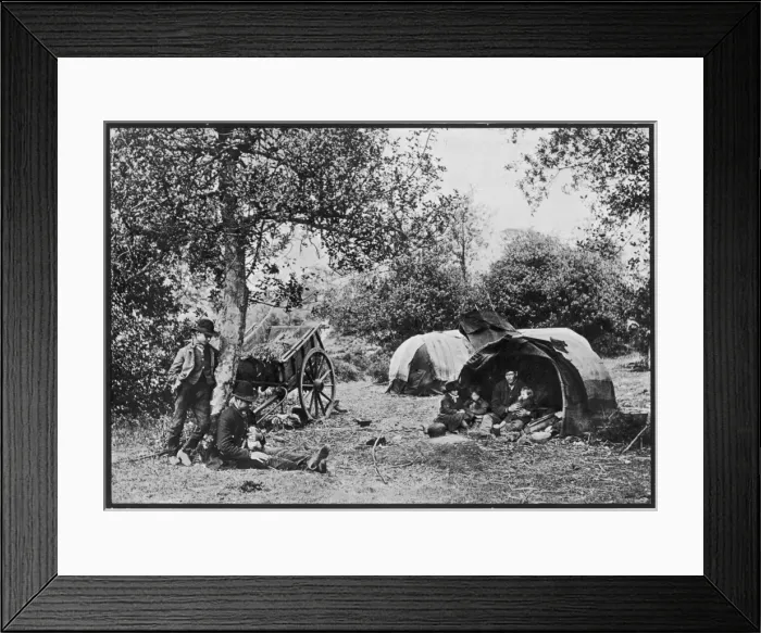 Framed Print : Gipsy encampment Framed Print : Gipsy encampment