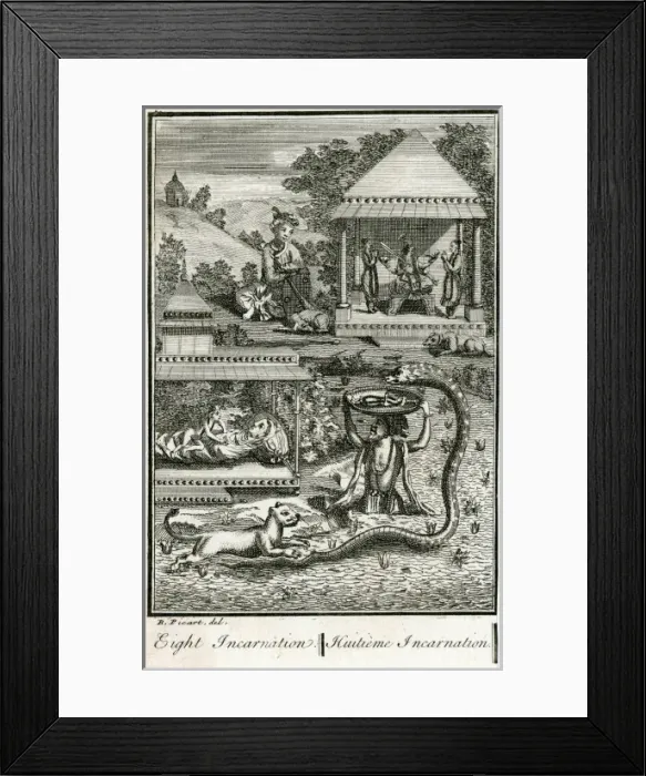 Framed Print : Eighth avatar of the Hindu god Vishnu Framed Print : Eighth avatar of the Hindu god Vishnu