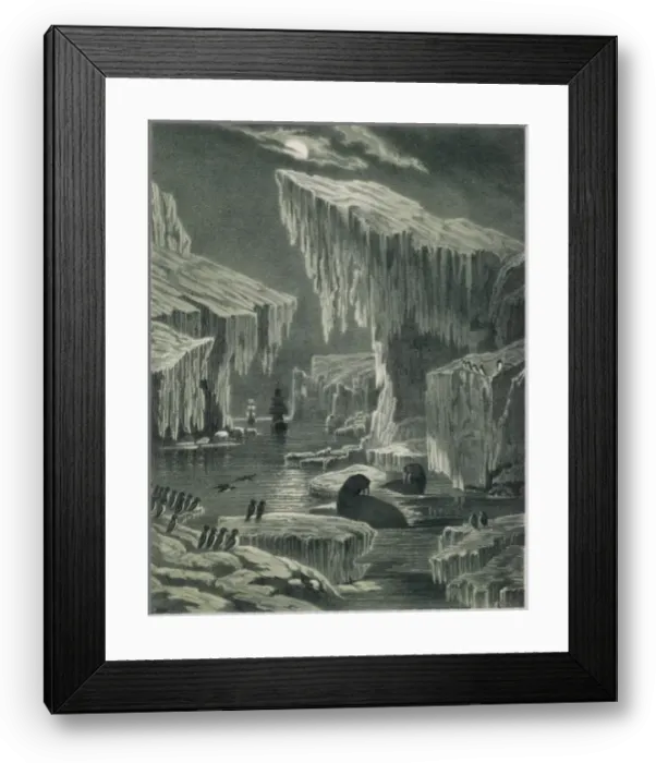 Framed Print : Erebus and Terror in search of the Northwest Passage Framed Print : Erebus and Terror in search of the Northwest Passage