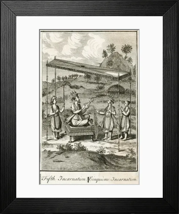 Framed Print : Fifth avatar of the Hindu god Vishnu Framed Print : Fifth avatar of the Hindu god Vishnu