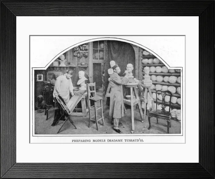 Framed Print : Preparing models at Madame Tussaud s Framed Print : Preparing models at Madame Tussaud s