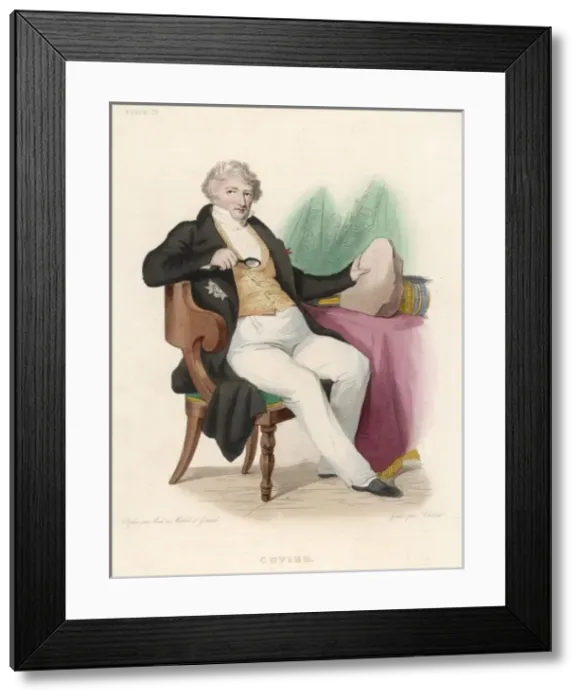 Framed Print : Georges Cuvier, French scientist Framed Print : Georges Cuvier, French scientist