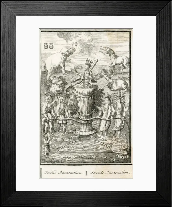 Framed Print : Second incarnation of the Hindu god Vishnu Framed Print : Second incarnation of the Hindu god Vishnu