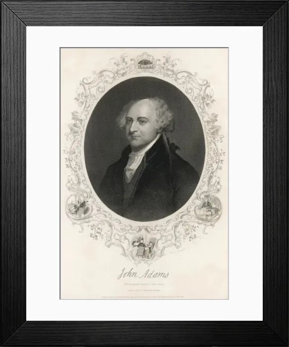 Framed Print : John Adams, President of the United States Framed Print : John Adams, President of the United States