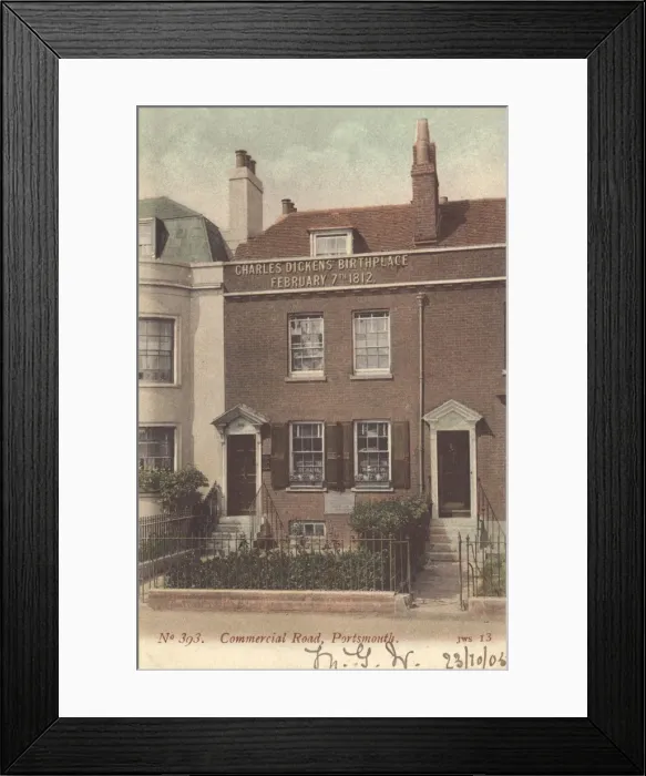 Framed Print : Birthplace of Charles Dickens Framed Print : Birthplace of Charles Dickens