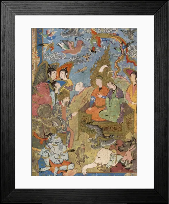 Framed Print : Queen of Sheba visiting King Solomon Framed Print : Queen of Sheba visiting King Solomon