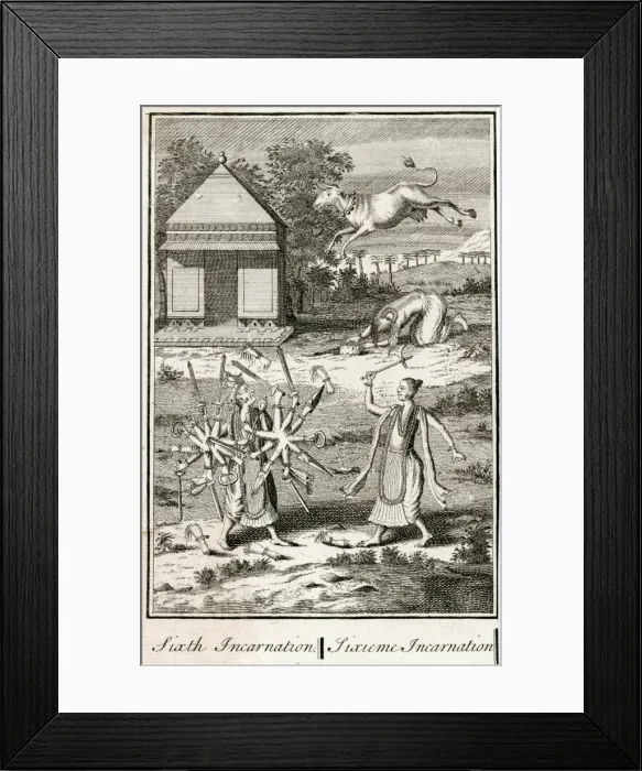 Framed Print : Sixth avatar of the Hindu god Vishnu Framed Print : Sixth avatar of the Hindu god Vishnu