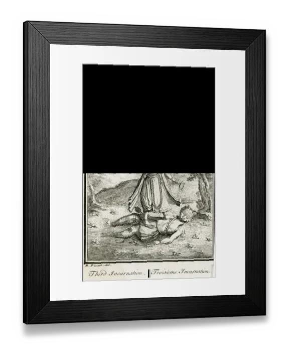 Framed Print : Third avatar of the Hindu god Vishnu Framed Print : Third avatar of the Hindu god Vishnu