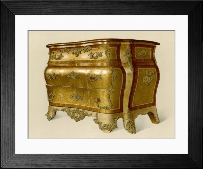 Framed Print : Scandinavian chest of drawers Framed Print : Scandinavian chest of drawers