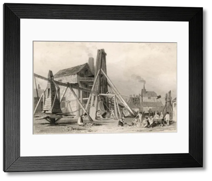 Framed Print : Copper mine at Colcoath, Camborne, Cornwall Framed Print : Copper mine at Colcoath, Camborne, Cornwall