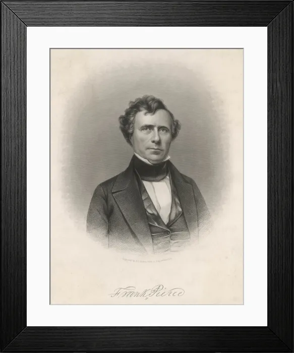 Framed Print : Franklin Pierce, President of the United States Framed Print : Franklin Pierce, President of the United States