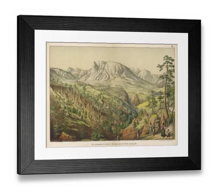 Framed Print : Dolomite Mountains of the Southern Tyrol, Italy Framed Print : Dolomite Mountains of the Southern Tyrol, Italy