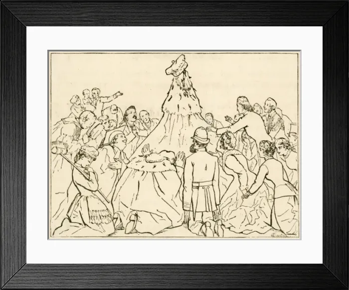 Framed Print : Satire on class distinction Framed Print : Satire on class distinction