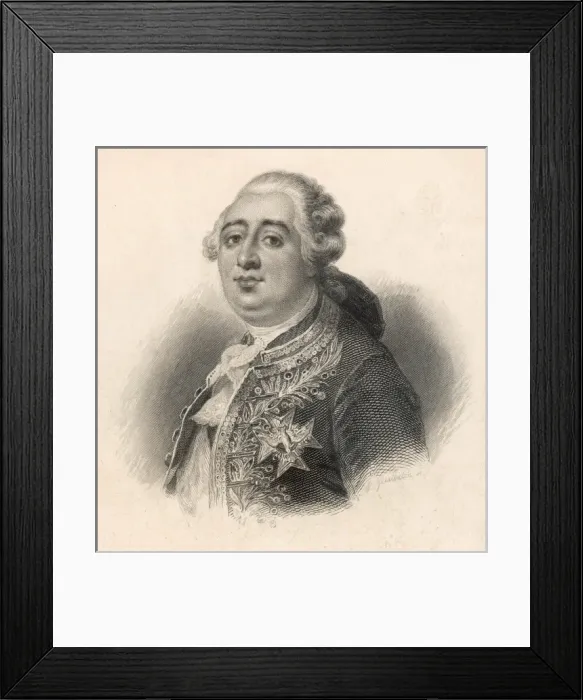 Framed Print : Louis XVI, King of France Framed Print : Louis XVI, King of France