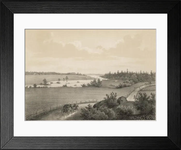 Framed Print : Country road at Juthas, Sweden Framed Print : Country road at Juthas, Sweden
