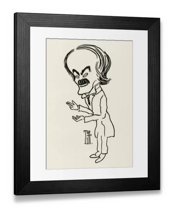 Framed Print : David Lloyd George, British statesman