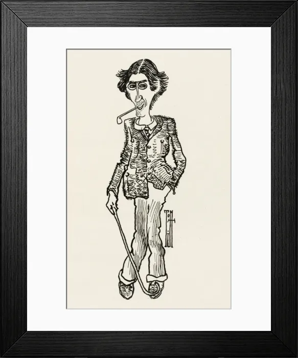 Framed Print : Jack Collings Squire, writer and editor Framed Print : Jack Collings Squire, writer and editor