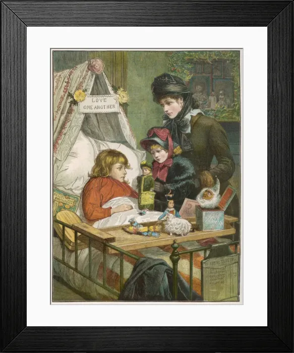 Framed Print : Christmas scene at the Evelina Childrens Hospital Framed Print : Christmas scene at the Evelina Childrens Hospital
