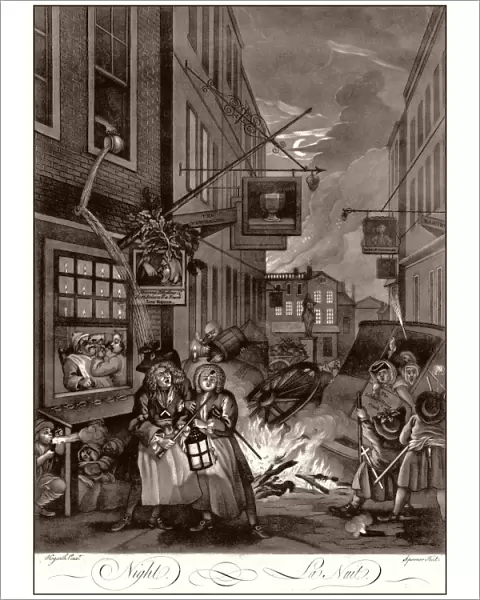 Hogarth, Four Times of the Day, Night
