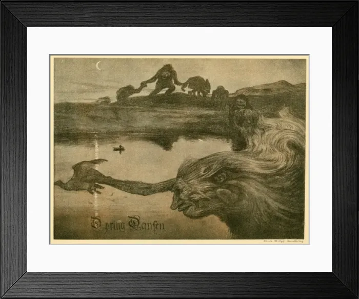 Framed Print : Folklore / Trolls Framed Print : Folklore / Trolls