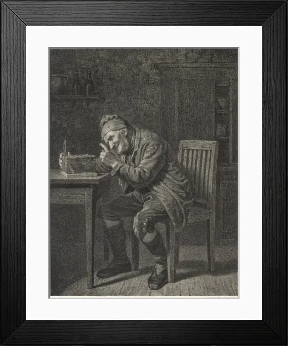 Framed Print : Mouse Trapper 1865 Framed Print : Mouse Trapper 1865