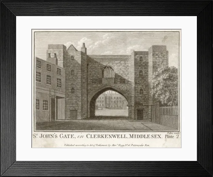 Framed Print : London / St. Johns Gate Framed Print : London / St. Johns Gate