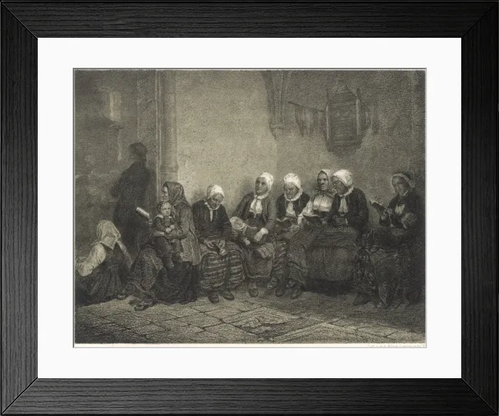 Framed Print : Religion / Churchgoing Framed Print : Religion / Churchgoing