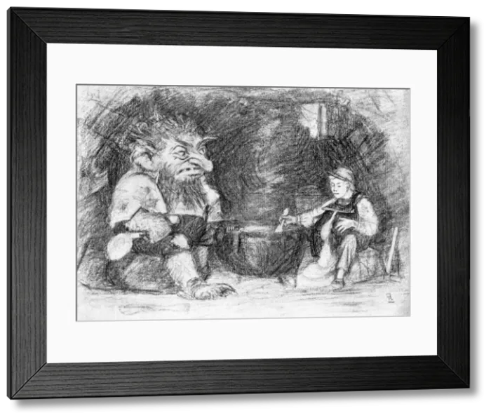 Framed Print : Folklore / Trolls Framed Print : Folklore / Trolls