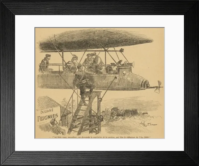 Framed Print : Customs in the Future Framed Print : Customs in the Future