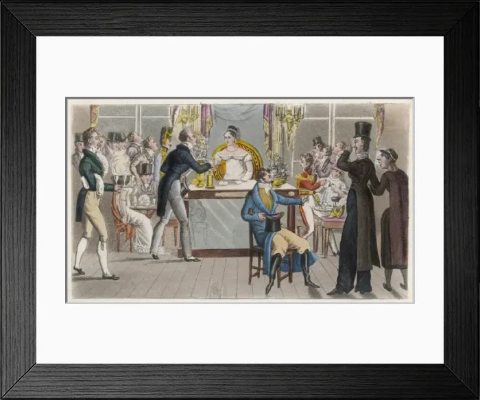 Framed Print : Social Scenes / France / C19 Framed Print : Social Scenes / France / C19