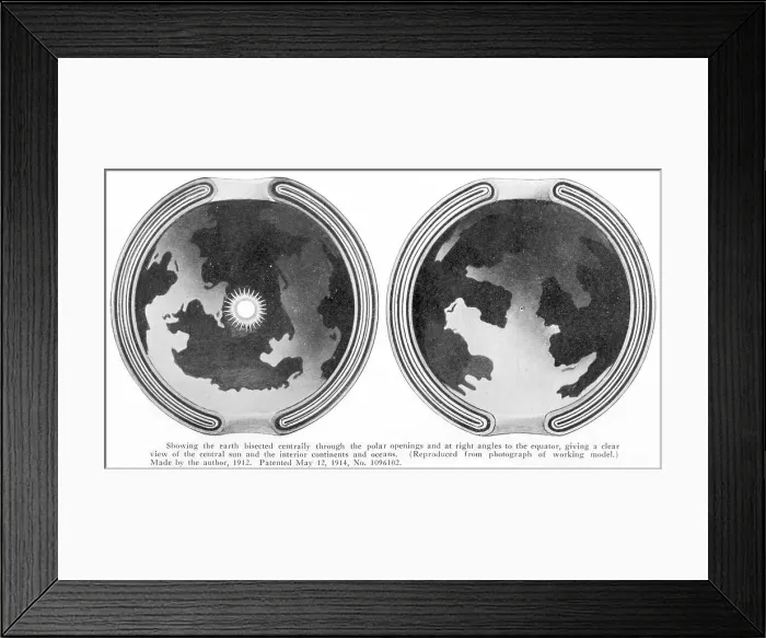 Framed Print : Hollow Earth Framed Print : Hollow Earth