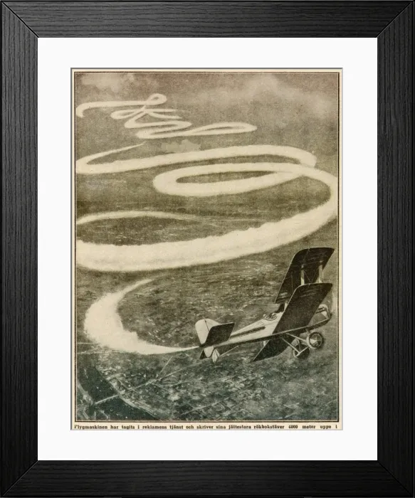Framed Print : SKYWRITING Framed Print : SKYWRITING