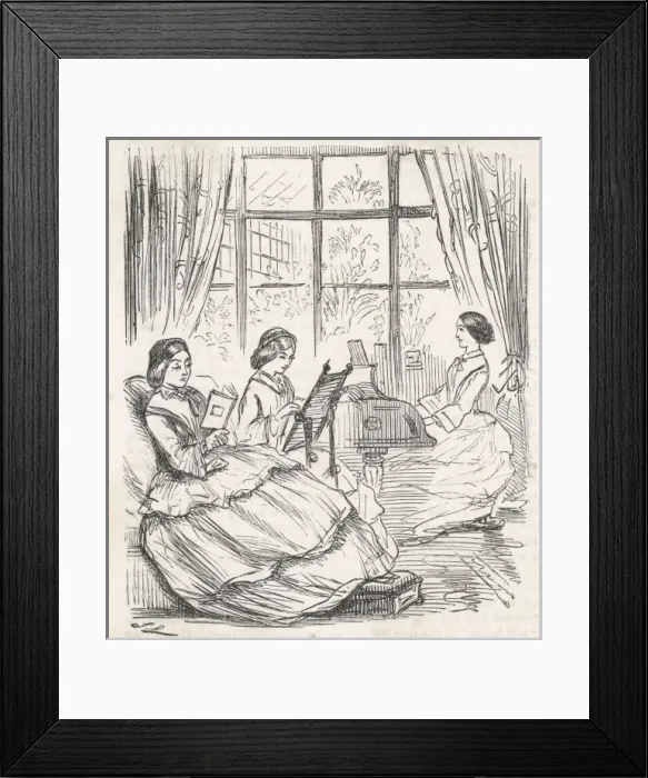 Framed Print : Traditional female accomplishments Framed Print : Traditional female accomplishments